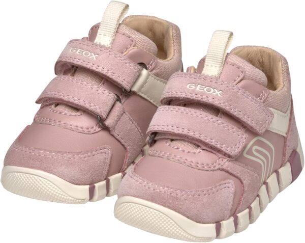 Geox Baby B IUPIDOO Girl C Sneaker, 1 UK Child Pink - Image 11