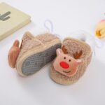 Infant Baby Christmas Slippers Newborn Girls Boys Warm Fleece Booties Soft Baby Shoes Snow Boots Shoes Footwear Casual Festival Christmas Booties - Image 6
