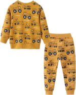 Kids Tracksuit Boys Girls Sweatshirt Joggers Suit - Image 2