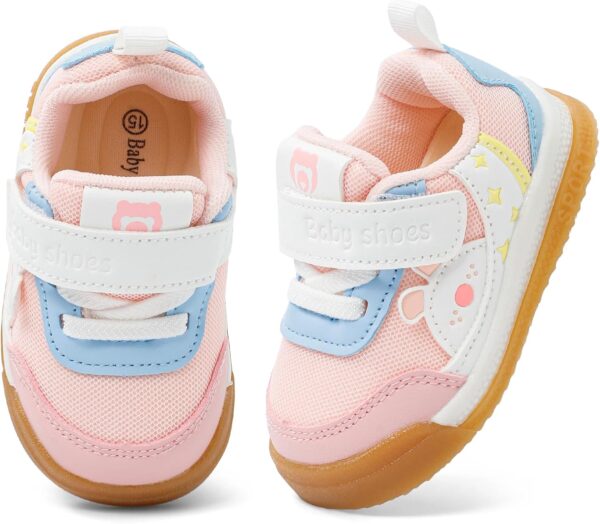 LACOFIA Baby Shoes Boys Girls First Walking Shoes Infant Toddler Trainers Soft Lightweight Anti-Slip Sneakers - Image 5