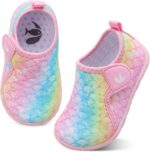 JIASUQI Boys Girls Water Shoes Toddler Quick Dry Aqua Socks Breathable Barefoot Shoes for Beach Swimming Pool