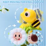 SOLMAN Bath Toys for 1 2 3 4 Years Old,Baby Bath Toys 6-12-18 Month,Toddler Bath Toys for 1-3 Year Old Girls Boys Gifts,Toys for 1 2 3 Year Old Boys Girls,Sensory Bath Toys for Baby Toy 6 to 12 Month - Image 3