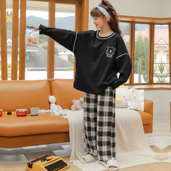 GOSO Pyjamas for Girls 8-9 9-10 11-12 12-13 14 Years Print Long Sleeve Casual Sleepwear Tops & Pants Gift for Kids - Image 5