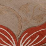 Rugs4sale Vogue Beige 1.4cm Thick Pile Modern Area Rug Living Room, Bedroom, Office And Home Decor l Ideal For Kids Room, Dining Hall, Indoor/Outdoor Carpet Mat (Beige/Terracotta-120x170cm) - Image 3