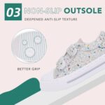 Boys Trainers Girls Canvas Shoes Easy Fasten Casual Fashion Trainers for Kids Toddler - Image 4