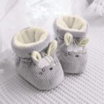 Newborn Booties 0 3 Months Girl Baby Shoes Boots Kids Toddler Shoes Cotton Shoes Plus Velvet Thick Warm Soft Shoes Cute Do Not Fall Before The Shoes Baby Leather Shoes 0 3 Monthsbaby Bootiess Boots - Image 3