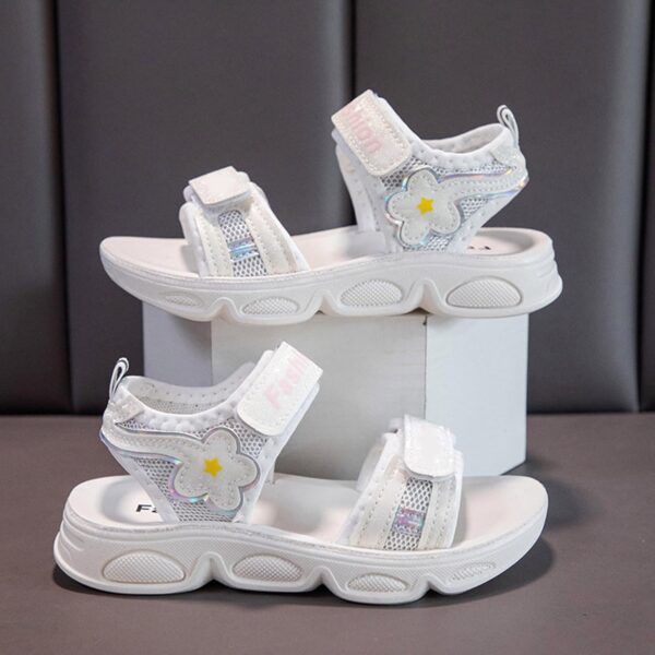 Kids Sandals Girls Children Shoes Comfortable Thick Soled Sandals Fashionable Outdoor Beach Princess Casual Sandals Baby Boy Sandals 2-3yr - Image 2