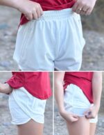 Arshiner Girls Summer Lightweight Sporty Shorts Kids Quick Dry Active Running Workout Shorts with Mesh Liner and Zip Pockets 5-12 Years - Image 7