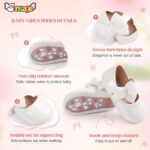 Sonsage Infant Baby Girls Bowknot Mary Jane Toddler PU Leather Soft Sole Princess Wedding Dress First Walking Flats Prewalker Newborn Ballet Shoes - Image 5