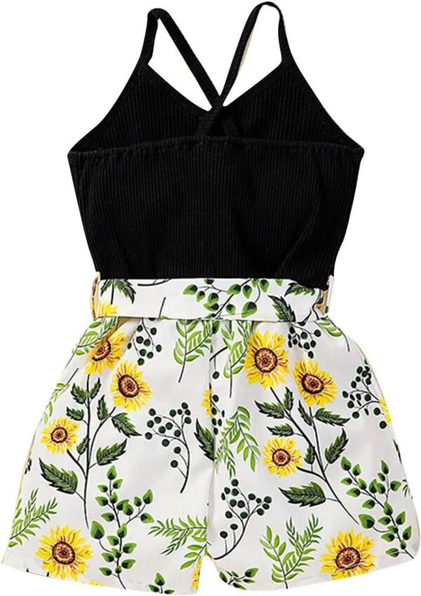 Tearfuty Toddler Girl Clothes Baby Girl Sleeveless Romper One-piece Jumpsuit Summer Clothes Set - Image 2