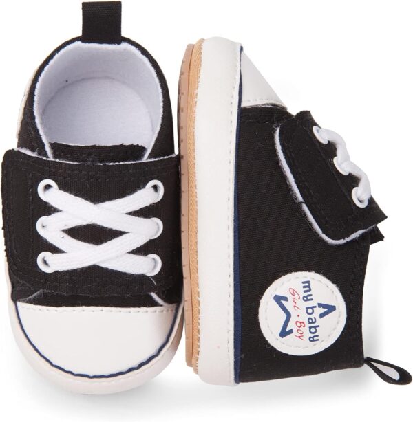 RVROVIC Baby Boys Girls Shoes Canvas Toddler Sneakers Anti-Slip Infant First Walkers 0-18 Months - Image 3
