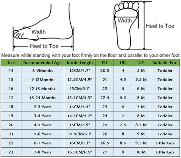 Toddler Baby Infant Closed Toe Sneaker Newborn Hook Loop Ankle First Walking Non Slip Shoes Lightweight Comfy Cotton Toddlers Sandals For Boys Size 8 Slides Big Kids 3( - Image 2