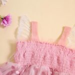 Toddler Baby Girl Summer Butterfly Wings Dress Sleeveless Princess Tutu Dress Fairy Layered Ruffle Birthday Dresses - Image 6