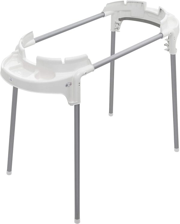 Rotho Babydesign Bath Set with Bath Tub and Stand, Ideal for 2 Children, 0-12 Months, White, TOP Xtra, 21041000101 - Image 4