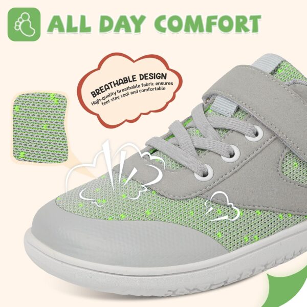 Boys Trainers Girls Barefoot Shoes Kids Wide Toe Breathable Walking Sneakers for School Running Outdoor Sports - Image 5