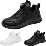 Girls Boys School Shoes - Kids Sports Athletic Shoes Toddler Little Kids Shoes Toddlers Home Shoes Road Trail Running Shoes Soft Dance Plimsolls Tennis School Trainers Shoes - Image 2