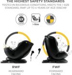 Kinderkraft XPEDITION2 I-Size Child Car Seat with 360 Degree Rotation, Isofix, Base Station, Special Safety Systems, Easy to Clean, from Birth Group 0/1/2/3 0-36 kg, Black - Image 3