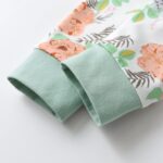 Toddler Baby Girl Clothes Solid Color Short Sleeve Ruffle Tops Flower Pants Outfits Sets - Image 7