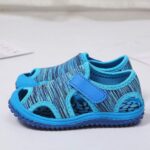 Toddler Athletic Shoes Girls Child Kids Summer Sandals Boys Beach Shoes Girls Outdoor Non-slip Baby Baby Shoes No Slip Walking Shoes Baby (Blue, 7.5 Toddler) - Image 5