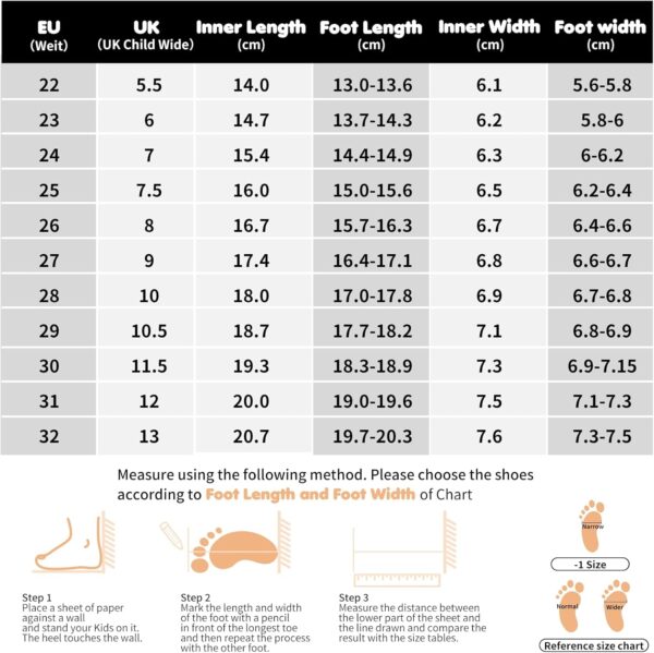 Kids Barefoot Sneaker Wide School Shoes Toddler Trainers Boys Girls Minimalist Running Shoes - Image 6