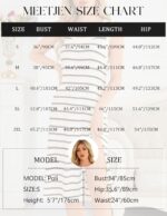 Meetjen Women's Summer Sundresses Casual Sleeveless Hollow Out Ribbed Knit Side Slit Striped Midi Tank Beach Dress - Image 6