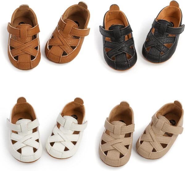 RVROVIC Baby Boys Girls Sandals Premium Soft Anti-Slip Rubber Sole Infant Summer Outdoor Shoes Toddler First Walkers - Image 6