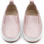 Dotty Fish Leather Infant Casual Shoes. Baby Boys Girls Slip-on Rubber Sole Trainers. First Walkers. Non-Slip Toddler Shoes (3-7 UK Child) - Image 3