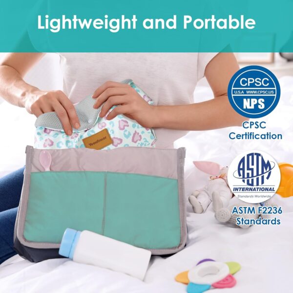 YooxArmor Baby Carrier Newborn to Toddler, Ergonomic Adjustable Toddler Carrier for 7-66 Lbs, Cozy Lightweight Infant Carrier with Neck Support, Baby Holder Carrier with Lumbar Support for Mom Dad - Image 5