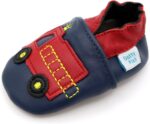 Dotty Fish Baby Boy's Fire Engine First Walker Shoe