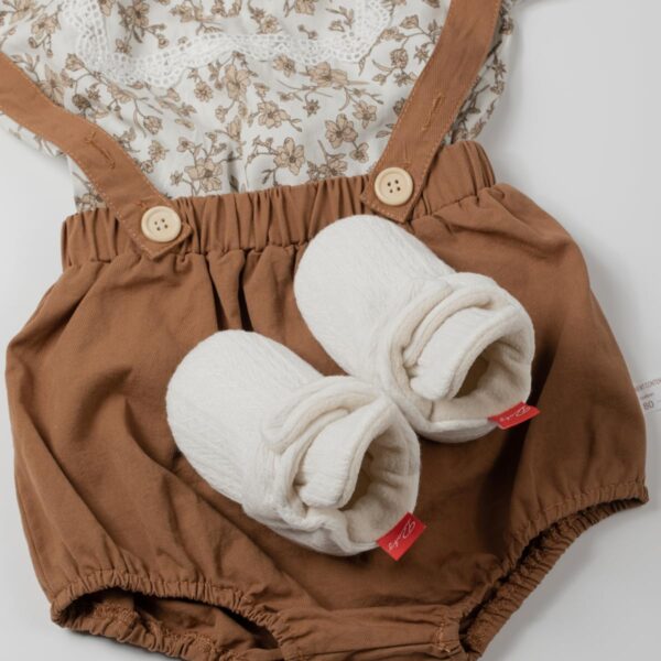 CENCIRILY Baby Girls Boys Booties Newborn First Walking Shoes Infant Winter Warm Boots Soft Sole Ankle Crib Shoe with 0-18 Months - Image 3