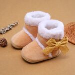 Infant Dress Shoes Boys Toddler Boys And Girls Plush Snow Booties Warming Shoes Baby Soft Boots Infant Baby Shoes Infant Shoes Boys - Image 3