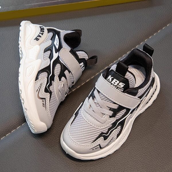 Girls Boys School Shoes - Kids Sports Athletic Shoes Toddler Little Kids Shoes Girls Printing Shoes School Pe Gym Sneakers Boys' Handsome Sneakers Walking Shoes Little Kid/Big Kid - Image 3