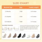 CENCIRILY Baby Girls Boys Booties Newborn First Walking Shoes Infant Winter Warm Boots Soft Sole Ankle Crib Shoe with 0-18 Months - Image 6