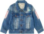 Peacolate 2-11Years Spring And Autumn Girls Denim Jacket Kid'S Jacket Top - Image 2