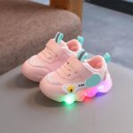 Kids Light up Trainers Luminous Super Blinking Breathable Outdoor Sport Running Shoes Fantastic Gymnastic Tennis Sneakers Best Gift for Boys and Girls Birthday - Image 2