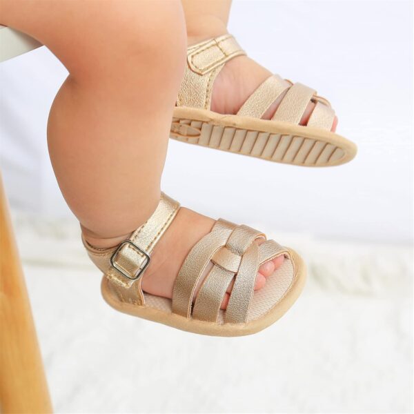 RVROVIC Baby Boys Girls Sandals Premium Soft Anti-Slip Rubber Sole Infant Summer Outdoor Shoes Toddler First Walkers - Image 2