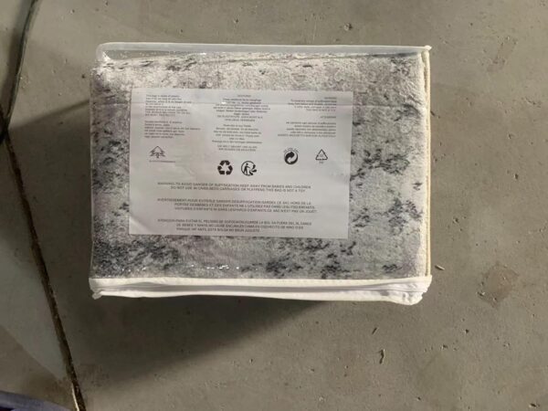 Homcomodar Abstract Runner Rug for Hallway 65x180cm Modern Kitchen Rug Washable Non Slip Floor Carpet Runner Faux Wool Carpet Grey for Bedroom Laundry Besides - Image 10