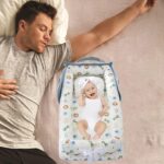 Baby Lounger with Pillow,Baby Lounger for Newborn Portable,Baby Nest Cosleeping for Baby in Bed Adjustable Size & Strong Zipper Lengthen Space to 24 Months(Animal World Blue) - Image 2