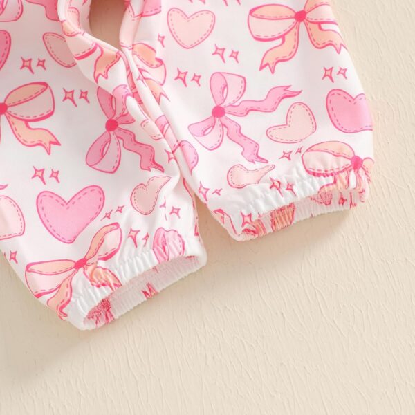 Baby Girls Romper Outfit Long Sleeve Bodysuit Floral Pants with Headband Set 3Pcs Newborn Clothes for Baby Girl 0-18 Months Fall Spring Winter - Image 6