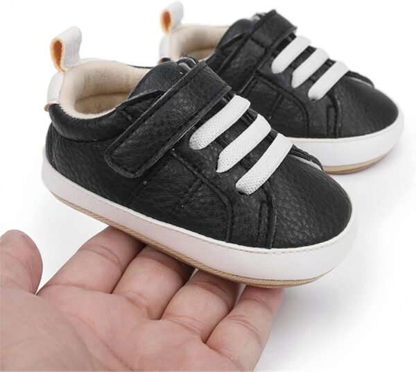 RVROVIC Baby Boys Girls Sneakers Anti-Slip Oxford Loafer Flats Infant Toddler PU Leather Soft Sole Baby Shoes - Image 4
