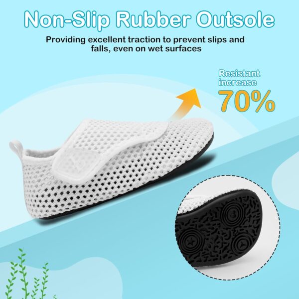 JOINFREE Toddler Girls Boys Water Shoes Quick-Dry Non-Slip Aqua Shoes Breathable Infant Water Socks for Swim Pool Beach - Image 6