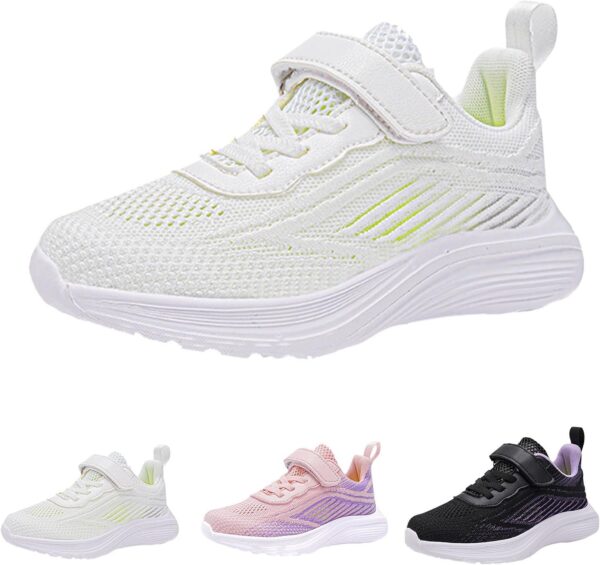 Kids Mesh Easy Fasten Trainer Unisex Trainers Boys Girls Walking Shoes Athletic Sports Shoes for Little/Big Kids Shoes Lightweight Breathable Sneakers Casual Walking Shoes Running Tennis Shoes - Image 8