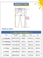 KIDSCOOL SPACE Baby Girl Boy Jeans,Little Kid Elastic Waist Ripped Denim Pants - Image 7