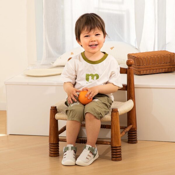 MK MATT KEELY Baby Boys Girls Sandals Toddlers Summer First Walking Shoes Kids Closed Toe Pre Walkers with Anti-Slip Rubber Sole - Image 2