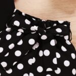 Newborn Baby Girl Set Ruffled Sleeve Romper Polka Dots Shorts Bloomers Bowknot Headband Boutique Clothes, Yxx017a-black, 0- 3 Months - Image 6