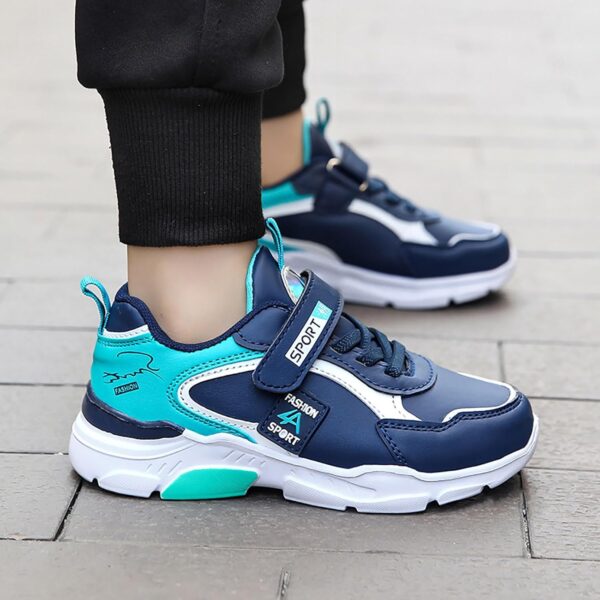 Girls Boys School Shoes - Girl's Cute Sneaker Toddler Little Kids Shoes Kids Athletic Shoes Light Up Trainers Kids Boys' Handsome Sneakers School Shoes for Children/Boys/Girls - Image 3