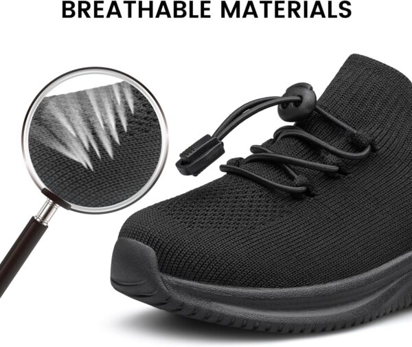 YHOON Toddler/Little Kid/Big Kid Boys Girls Trainers Kids Shoes Lightweight Breathable Athletic Running Tennis Fitness School Child Sock Trainers Shoes - Image 4