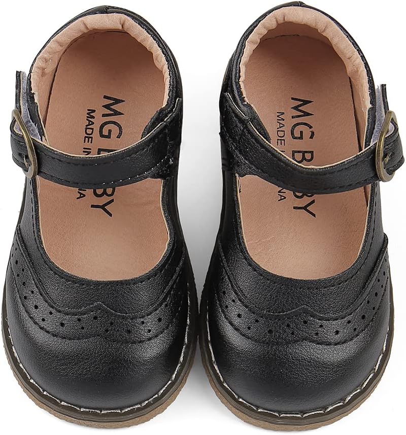 71Cy6858DL._AC_SL1000_.jpg Cheerful Mario 1-6 Y Girls Mary Jane Shoes Toddler Girls Ballerina Shoes Baby Girls Dress up Shoes - Image 1