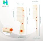 MEGAVOW 4 Pcs Girls Boys Hair Brush and Comb Set, Cute Styling Childrens Comb Hairbrushes Hairdressing Rat Tail Brush for Toddler Child's Hair - Image 2