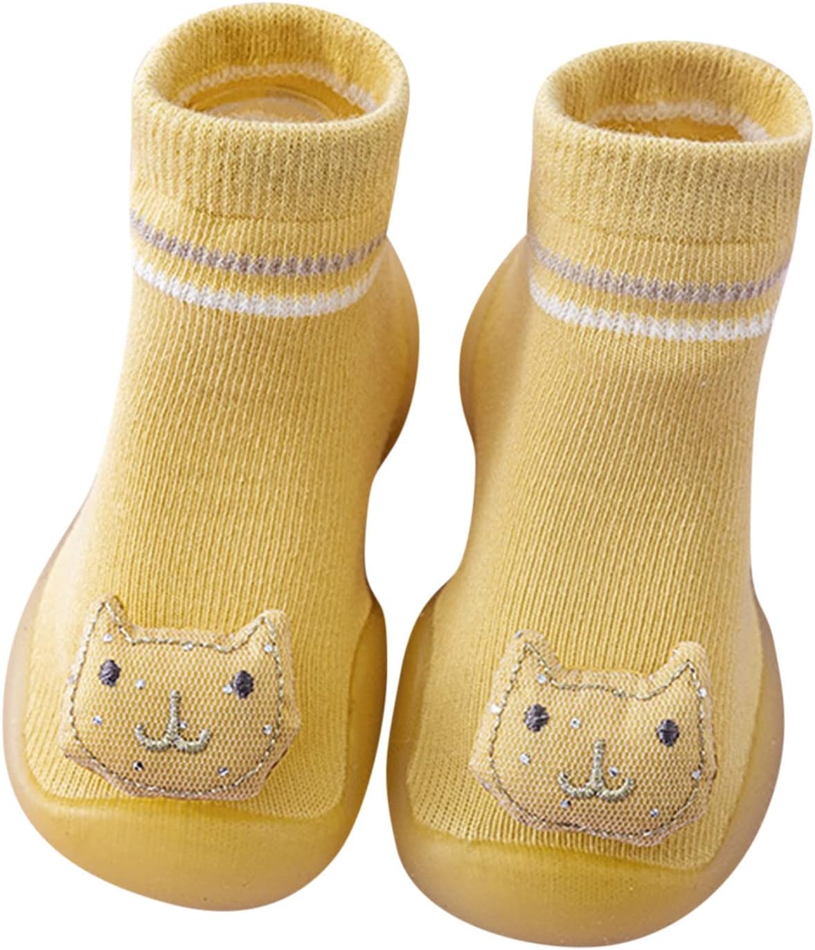 71E22MTQFL._AC_SL1500_.jpg Items Under 5 pounds Baby Shoes Toddler Sock Shoes Boys Girls First Walking Shoes Non Slip Shoes Soft Sole Sneakers Barefoot Shoes Toddler Infant Sock Baby boy Shoes 0-3 Months - Image 1